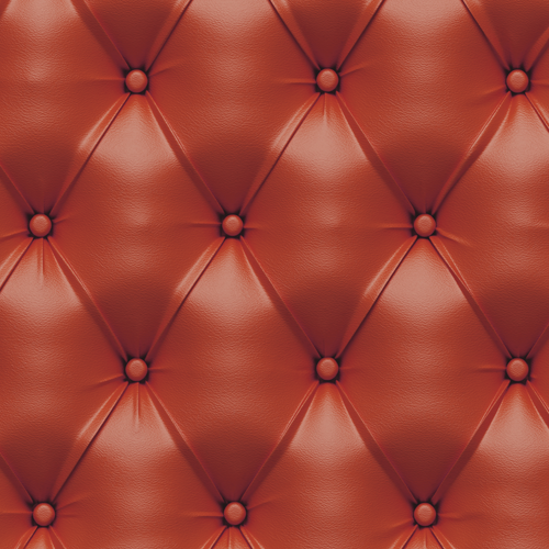 Adesivo Papel de Parede - Estofado Couro Vermelho